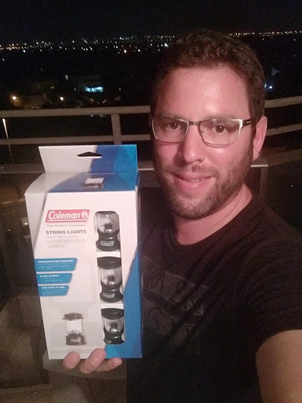 שרשרת עששיות LED מבית Coleman